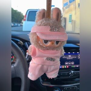 Cute Pink Three Piece Set for Labubu